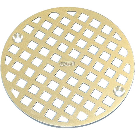 4 5/8 Wade Floor Drain Cover, Round, 4 Centers